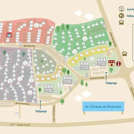 Ferienwohnpark Satteldachhaus Typ 9 Sd 21 Hébergement de vacances Immenstaad am Bodensee